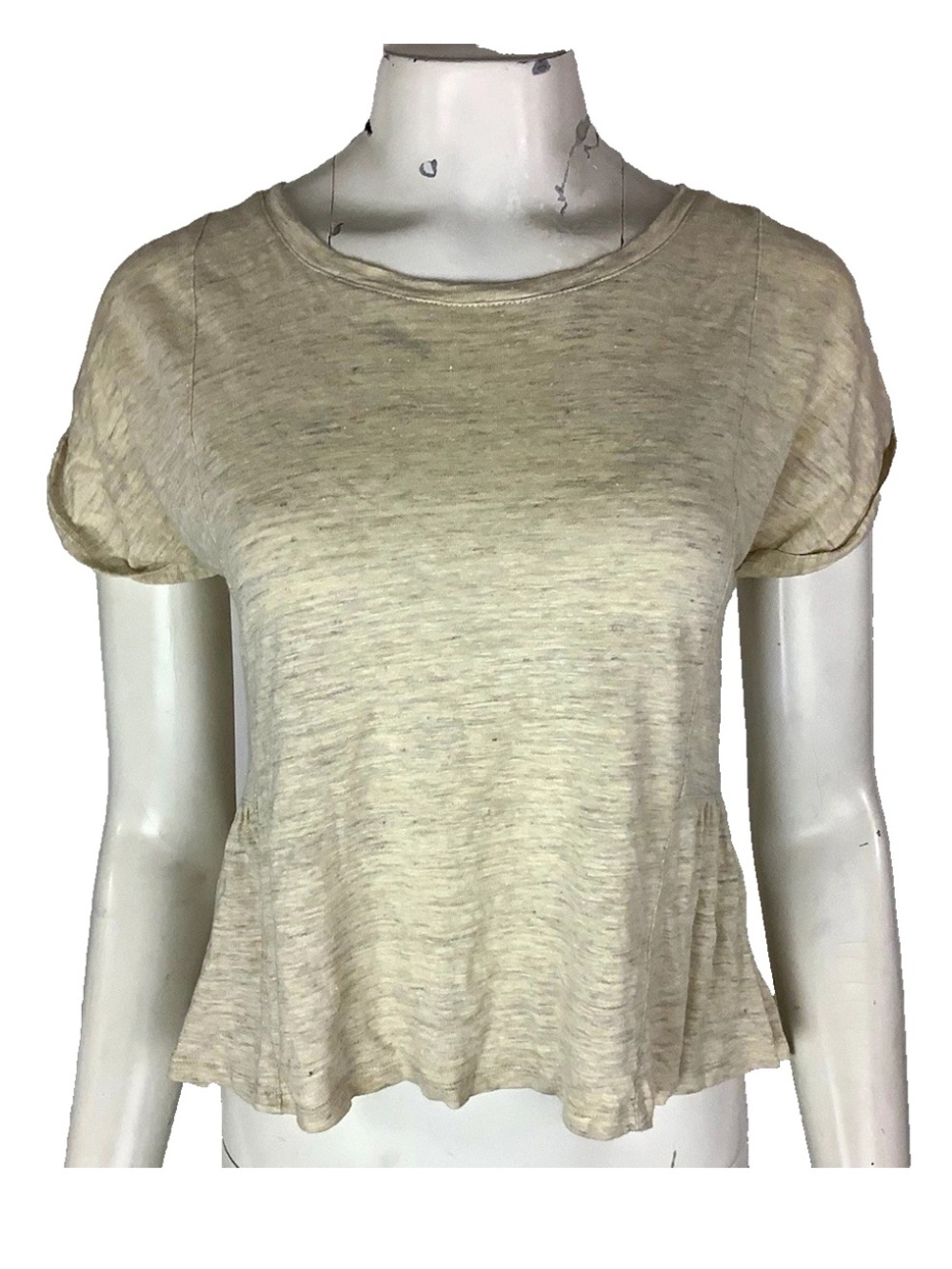 EUC.
Approximate measurements (laying flat):
>armpit to armpit: 19"
>shoulder